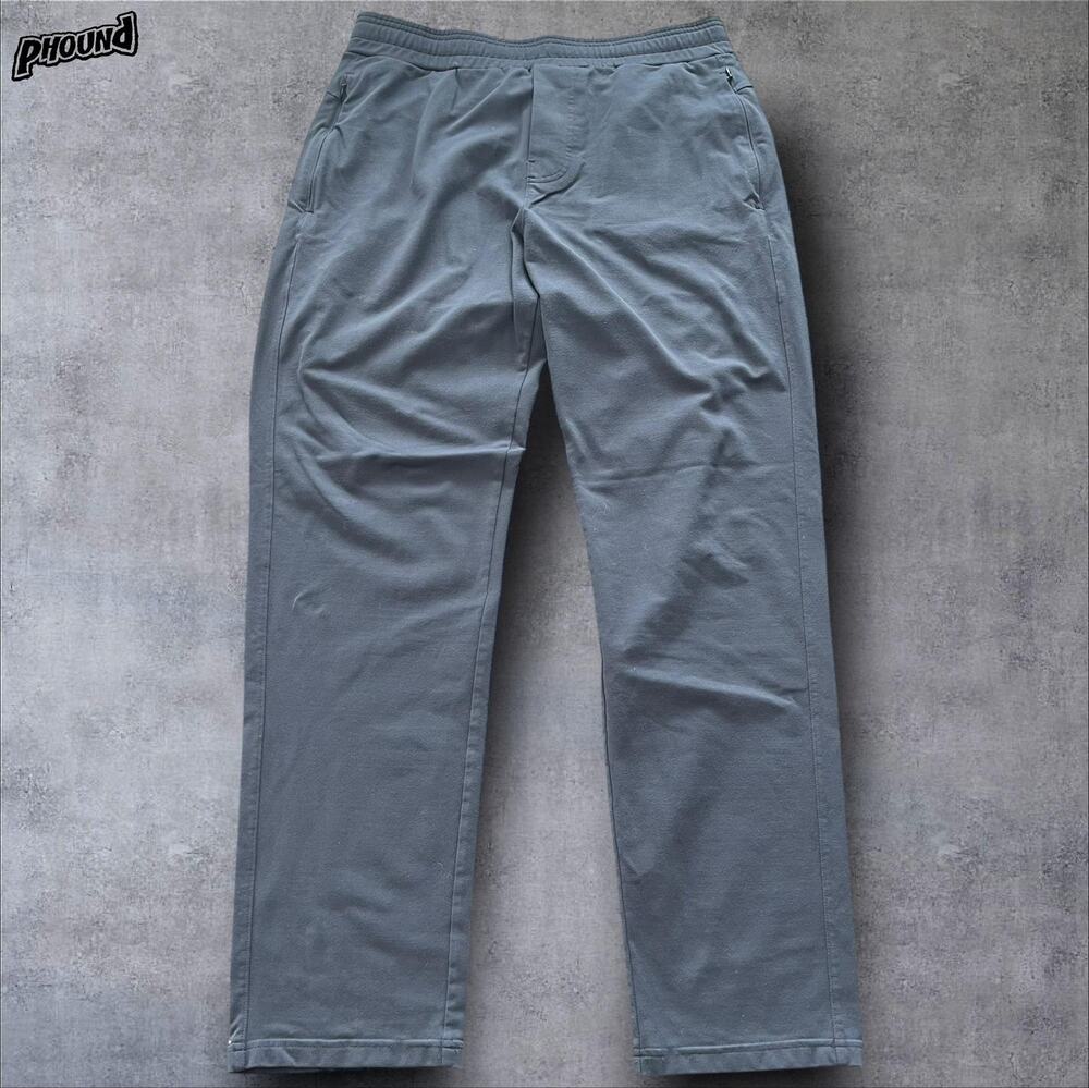 Public Rec Pants Mens 34x32 Gray Nylon Stretch Athletic Performance Comfort